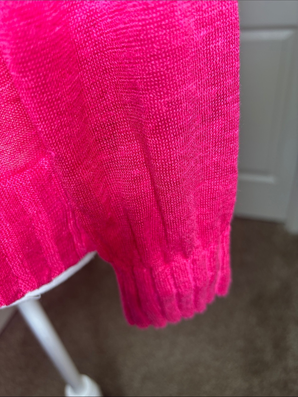 Nic+Zoe Nwt Linen Blend Bolero Cardigan Daiquiri Pink L — image 6 of 8